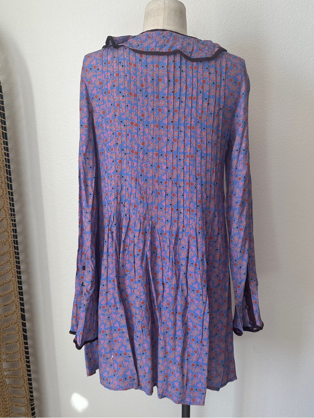 Free People Blossom Baby Mini Dress Periwinkle - Picture 8 of 8